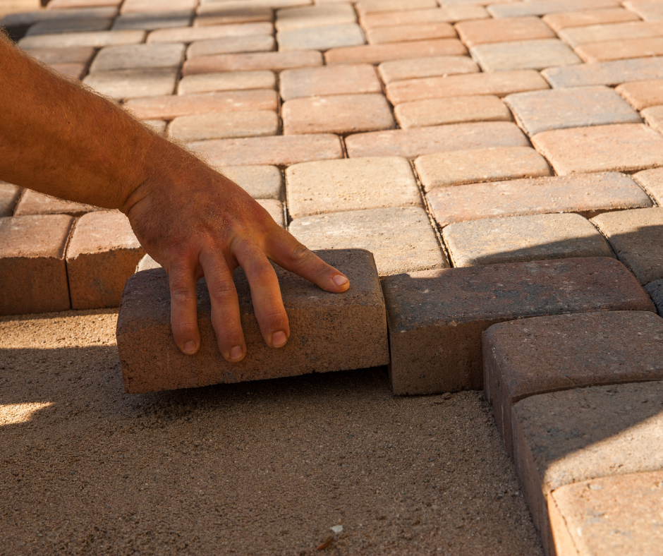 Paver installation surprise
