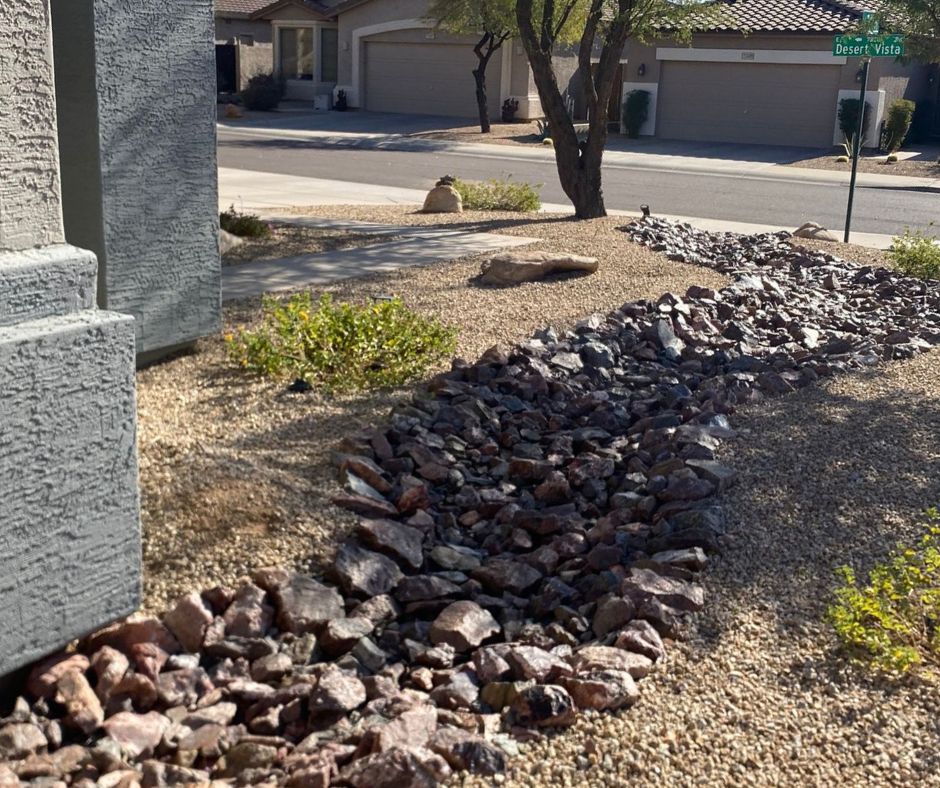 Dry Riverbed River Rock Services in Phoenix